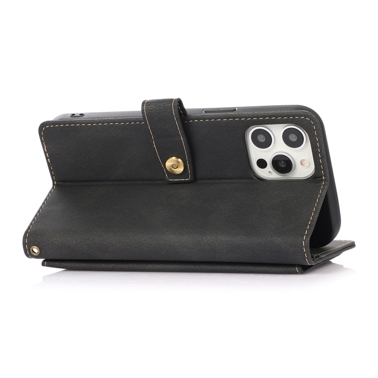 For iPhone 12 mini PU + TPU Horizontal Flip Leather Case with Holder & Card Slot & Wallet & Lanyard