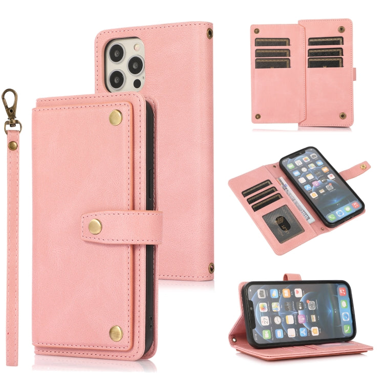 For iPhone 12 mini PU + TPU Horizontal Flip Leather Case with Holder & Card Slot & Wallet & Lanyard