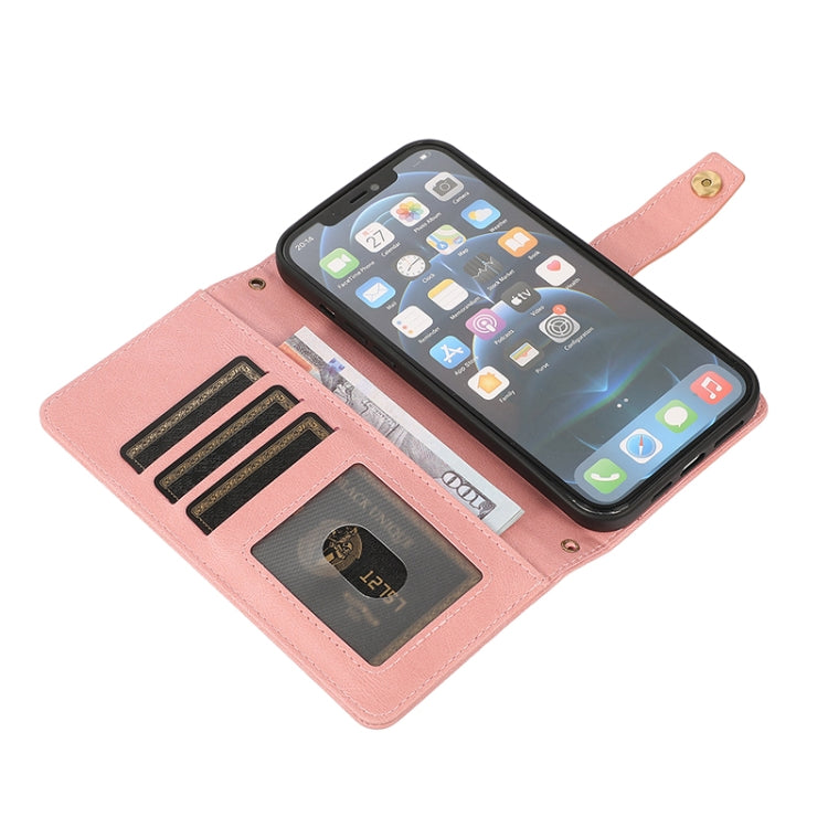 For iPhone 12 mini PU + TPU Horizontal Flip Leather Case with Holder & Card Slot & Wallet & Lanyard