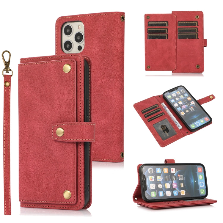 For iPhone 12 mini PU + TPU Horizontal Flip Leather Case with Holder & Card Slot & Wallet & Lanyard