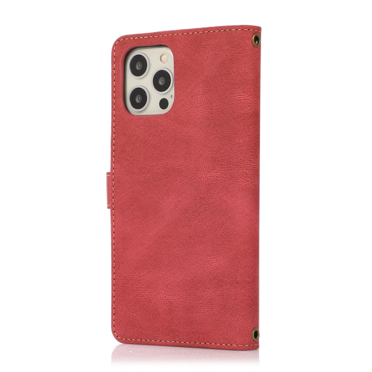 For iPhone 12 mini PU + TPU Horizontal Flip Leather Case with Holder & Card Slot & Wallet & Lanyard