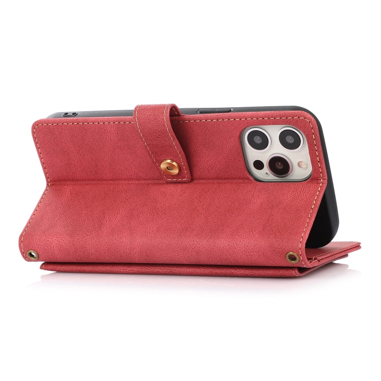 For iPhone 12 mini PU + TPU Horizontal Flip Leather Case with Holder & Card Slot & Wallet & Lanyard