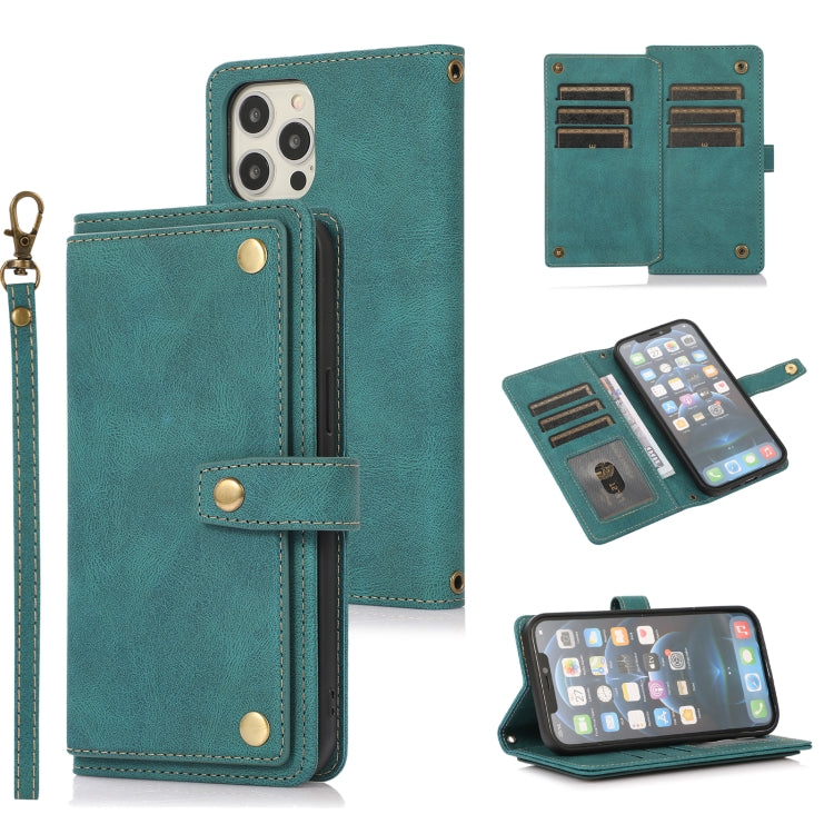 For iPhone 12 mini PU + TPU Horizontal Flip Leather Case with Holder & Card Slot & Wallet & Lanyard