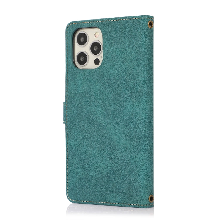 For iPhone 12 mini PU + TPU Horizontal Flip Leather Case with Holder & Card Slot & Wallet & Lanyard