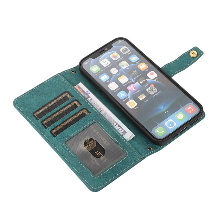 For iPhone 12 mini PU + TPU Horizontal Flip Leather Case with Holder & Card Slot & Wallet & Lanyard