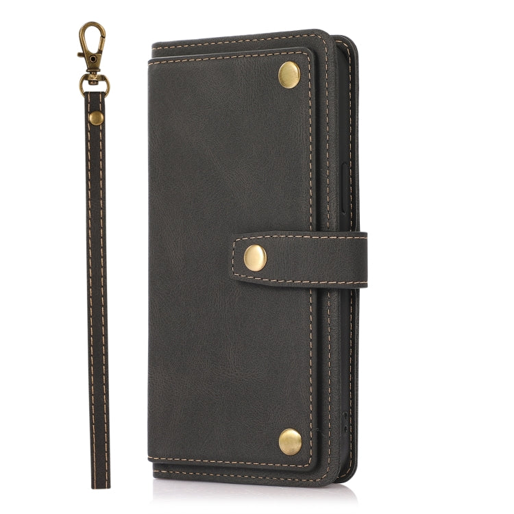 For iPhone 13 mini PU + TPU Horizontal Flip Leather Case with Holder & Card Slot & Wallet & Lanyard