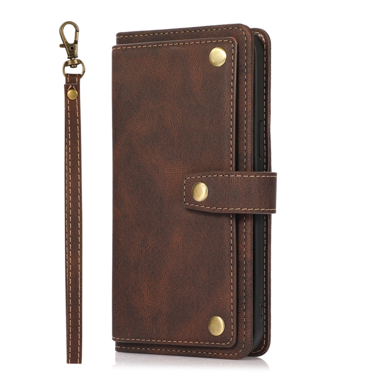 For iPhone 13 mini PU + TPU Horizontal Flip Leather Case with Holder & Card Slot & Wallet & Lanyard