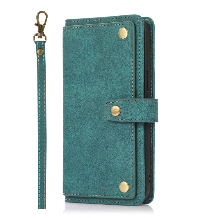 For iPhone 13 mini PU + TPU Horizontal Flip Leather Case with Holder & Card Slot & Wallet & Lanyard