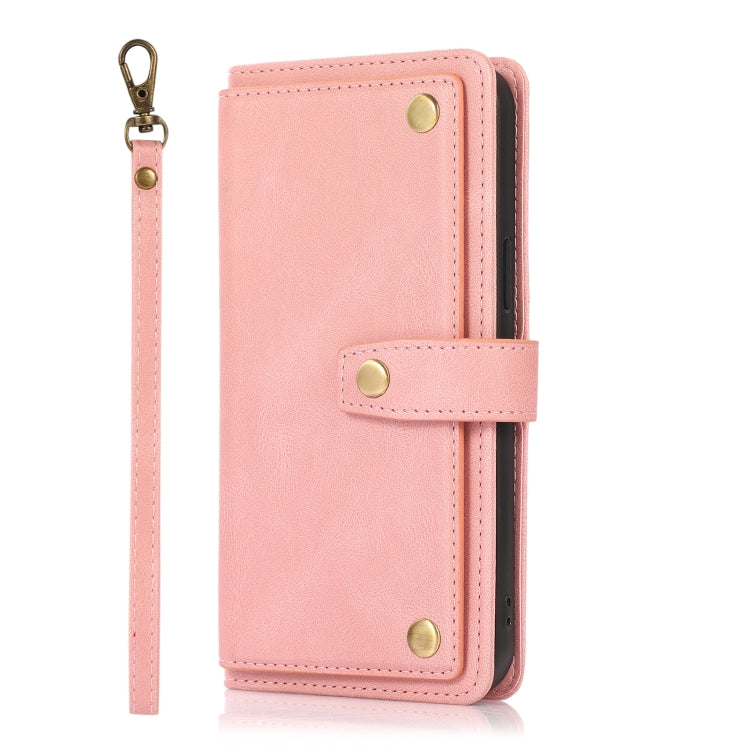 For iPhone 13 PU + TPU Horizontal Flip Leather Case with Holder & Card Slot & Wallet & Lanyard