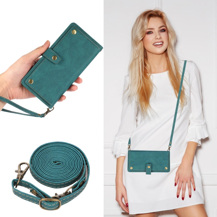 For iPhone 13 PU + TPU Horizontal Flip Leather Case with Holder & Card Slot & Wallet & Lanyard