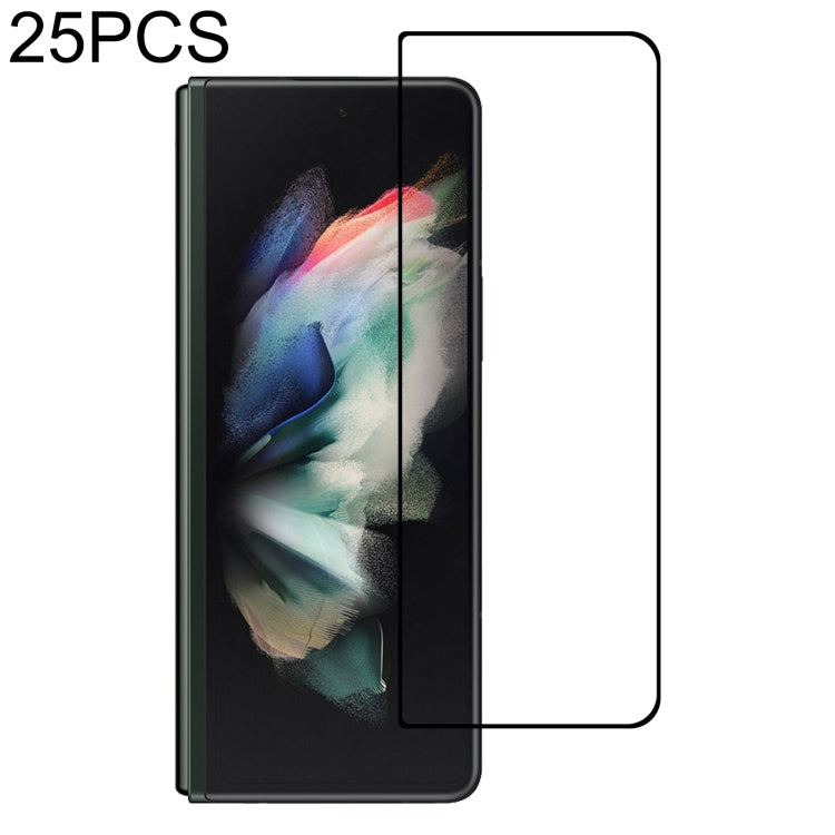 For Samsung Galaxy Z Fold3 5G 25 PCS Full Glue Full Screen Tempered Glass Film