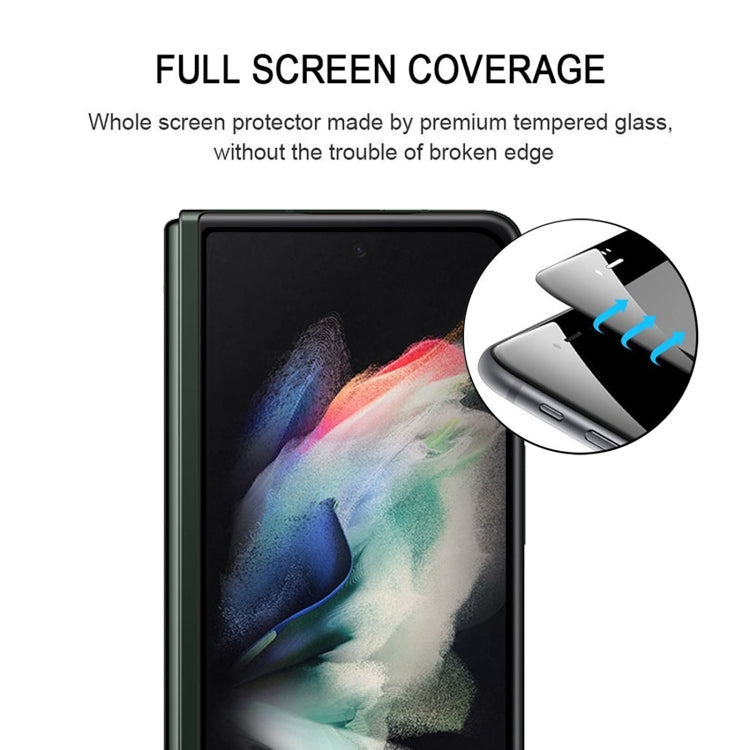 For Samsung Galaxy Z Fold3 5G 25 PCS Full Glue Full Screen Tempered Glass Film