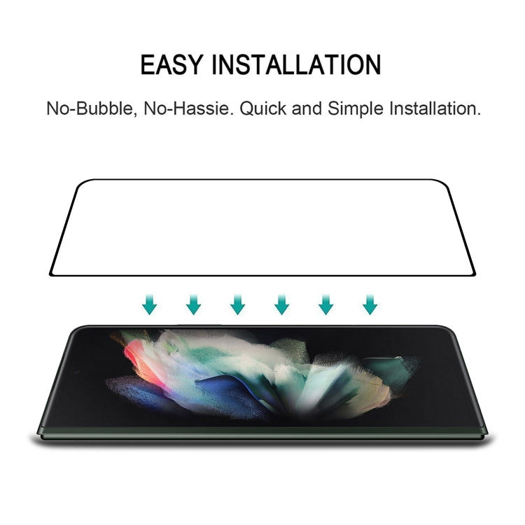 For Samsung Galaxy Z Fold3 5G 25 PCS Full Glue Full Screen Tempered Glass Film