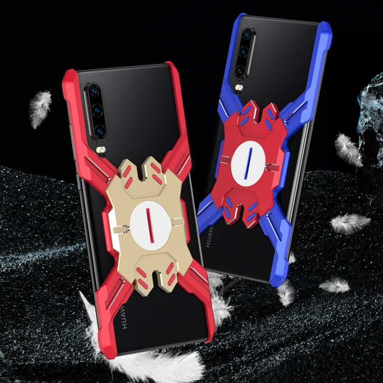 For Huawei P30 Hero Series Anti-fall Wear-resistant Metal Protective Case with Bracket
