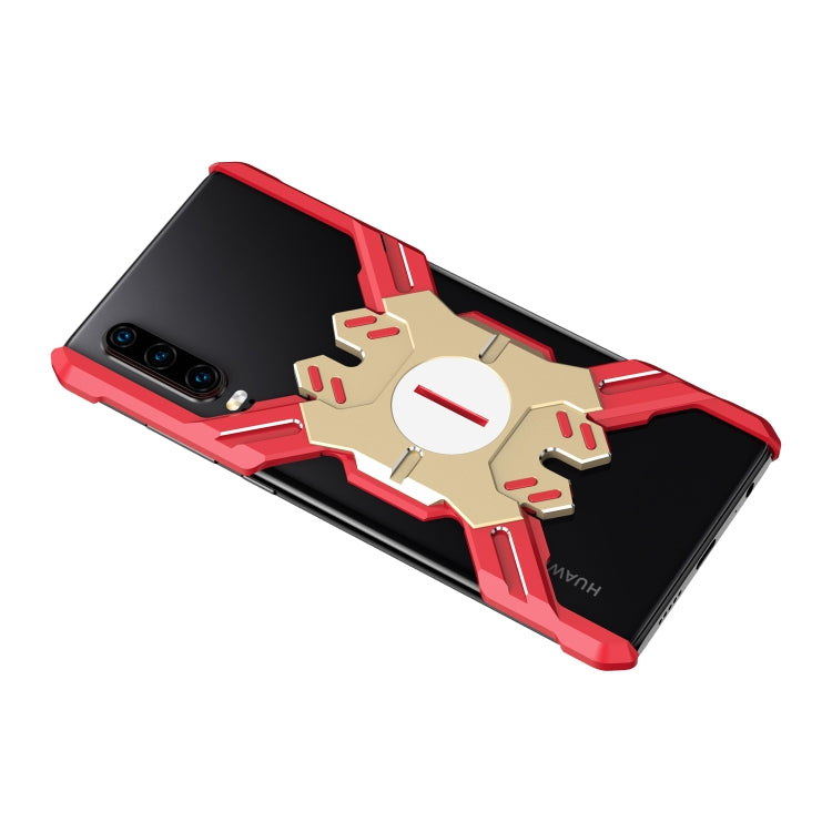 For Huawei P30 Hero Series Anti-fall Wear-resistant Metal Protective Case with Bracket