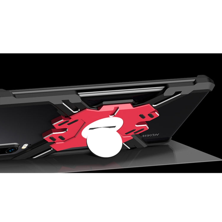 For Huawei P30 Hero Series Anti-fall Wear-resistant Metal Protective Case with Bracket
