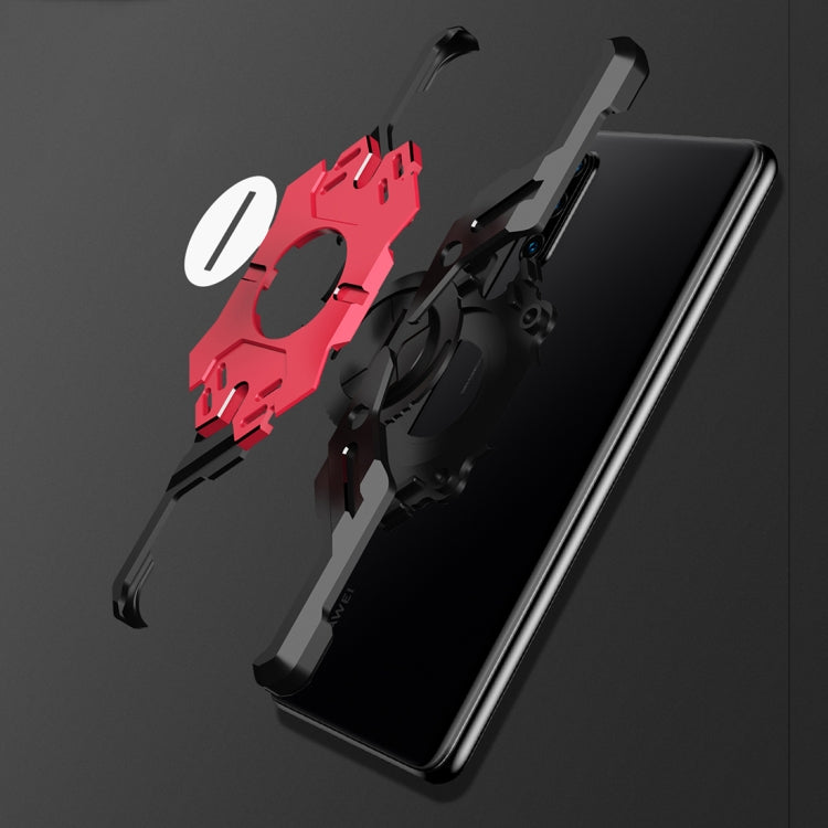 For Huawei P30 Hero Series Anti-fall Wear-resistant Metal Protective Case with Bracket