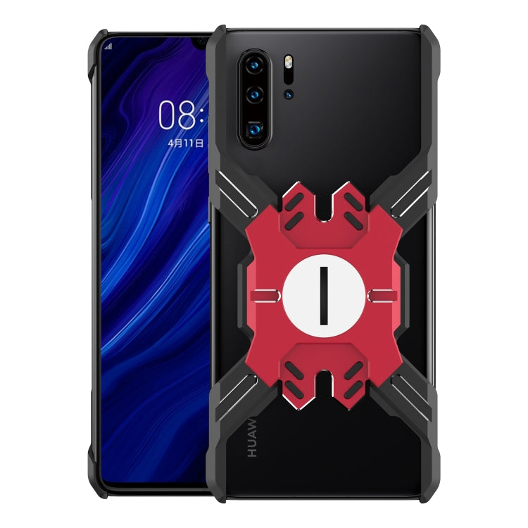 For Huawei P30 Hero Series Anti-fall Wear-resistant Metal Protective Case with Bracket
