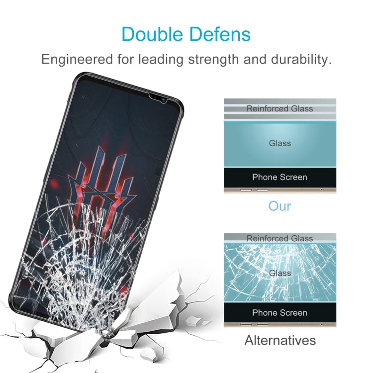 For ZTE nubia Red Magic 6s / 6s Pro 10 PCS 0.26mm 9H 2.5D Tempered Glass Film