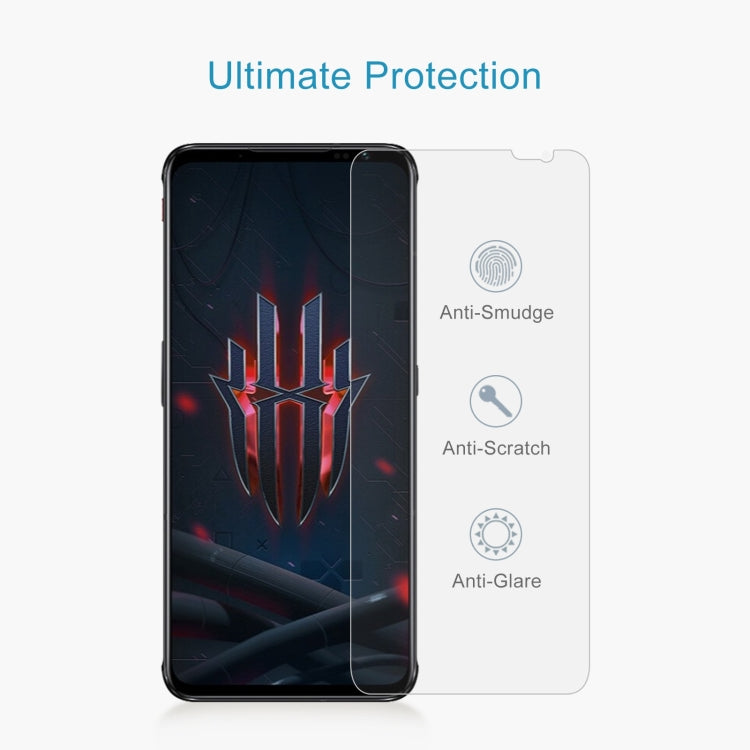 For ZTE nubia Red Magic 6s / 6s Pro 50 PCS 0.26mm 9H 2.5D Tempered Glass Film