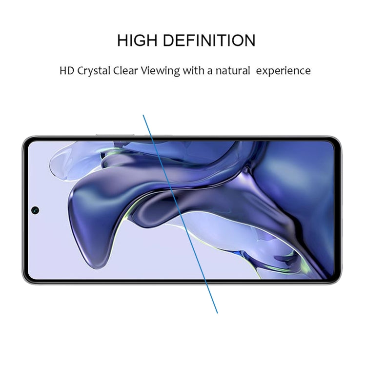For Xiaomi Mi 11T / 11T Pro 25 PCS Full Glue Full Screen Tempered Glass Film