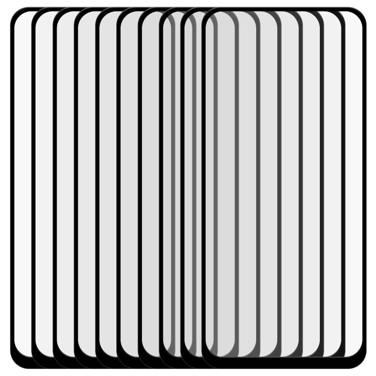 For OPPO Realme 6i India 25 PCS Full Glue Full Screen Tempered Glass Film