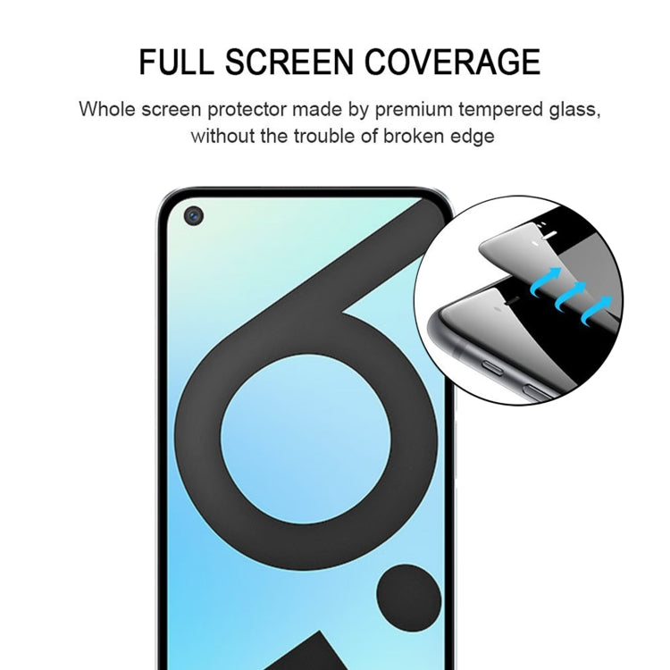 For OPPO Realme 6i India 25 PCS Full Glue Full Screen Tempered Glass Film