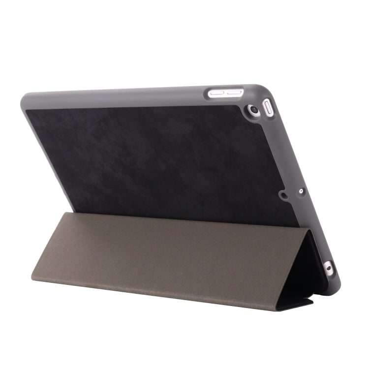 For iPad 10.2 2021 / 2020 / 2019 GEBEI Cloth Texture Horizontal Flip Protective Case with Holder