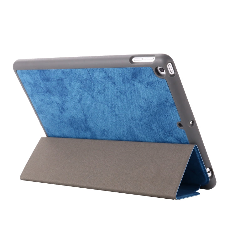 For iPad 10.2 2021 / 2020 / 2019 GEBEI Cloth Texture Horizontal Flip Protective Case with Holder