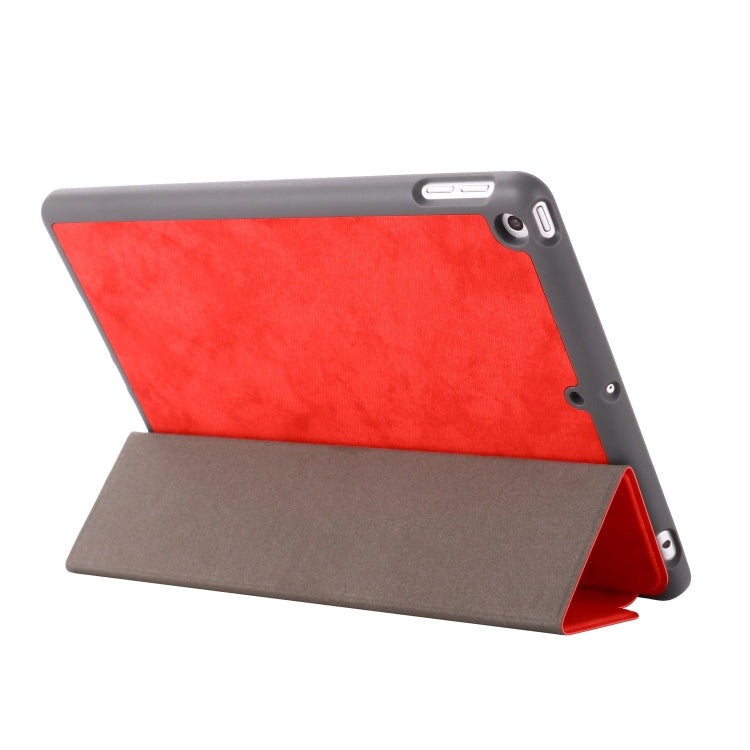For iPad 10.2 2021 / 2020 / 2019 GEBEI Cloth Texture Horizontal Flip Protective Case with Holder