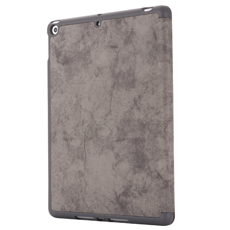 For iPad 10.2 2021 / 2020 / 2019 GEBEI Cloth Texture Horizontal Flip Protective Case with Holder