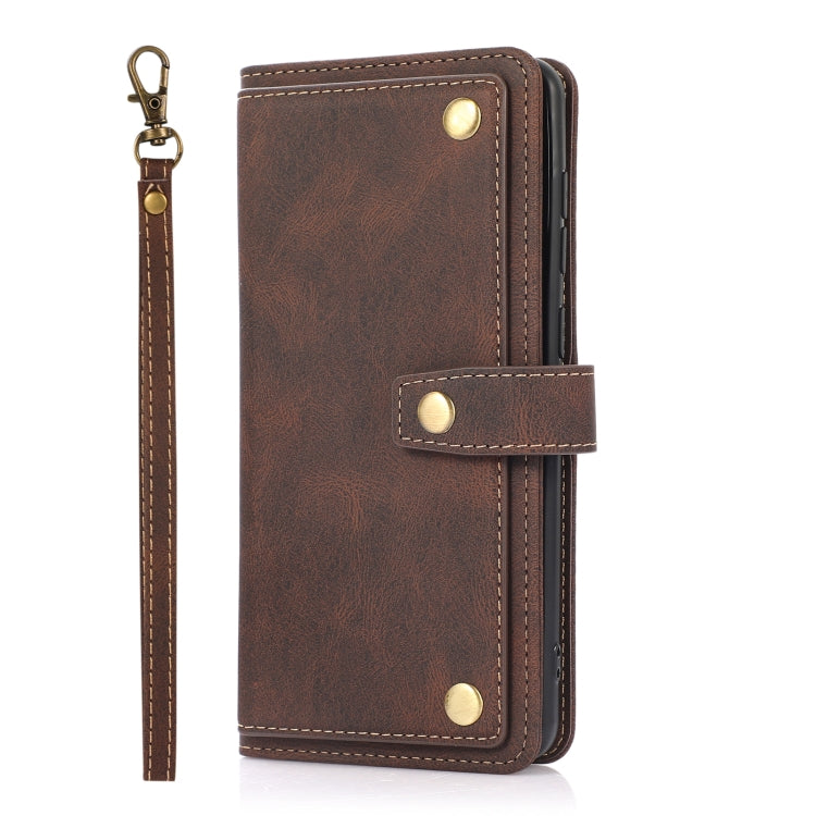 For Samsung Galaxy A21s PU + TPU Horizontal Flip Leather Case with Holder & Card Slot & Wallet & Lanyard