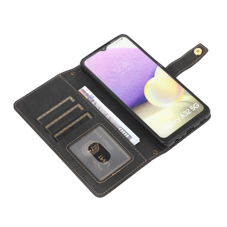 For Samsung Galaxy A32 5G PU + TPU Horizontal Flip Leather Case with Holder & Card Slot & Wallet & Lanyard