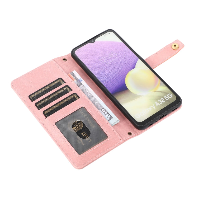 For Samsung Galaxy A32 5G PU + TPU Horizontal Flip Leather Case with Holder & Card Slot & Wallet & Lanyard