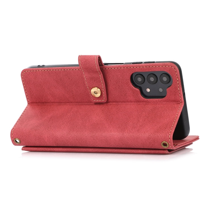 For Samsung Galaxy A32 5G PU + TPU Horizontal Flip Leather Case with Holder & Card Slot & Wallet & Lanyard