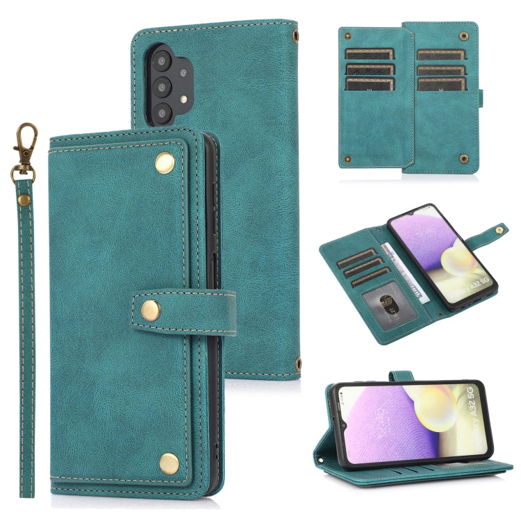 For Samsung Galaxy A32 5G PU + TPU Horizontal Flip Leather Case with Holder & Card Slot & Wallet & Lanyard
