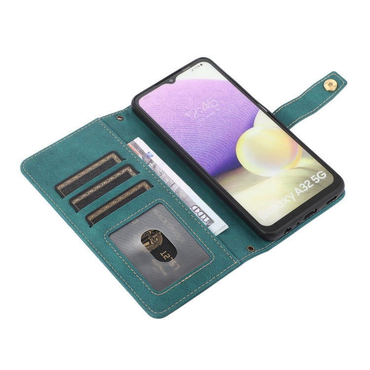 For Samsung Galaxy A32 5G PU + TPU Horizontal Flip Leather Case with Holder & Card Slot & Wallet & Lanyard