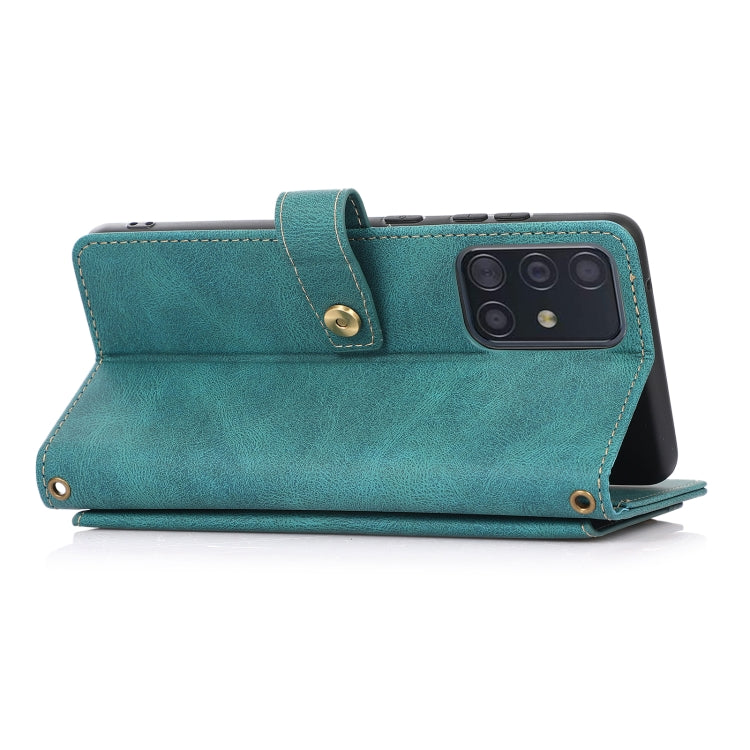 For Samsung Galaxy A51 4G PU + TPU Horizontal Flip Leather Case with Holder & Card Slot & Wallet & Lanyard
