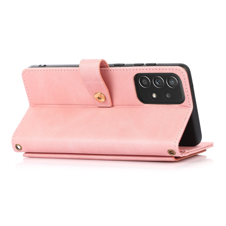 For Samsung Galaxy A52 5G / 4G PU + TPU Horizontal Flip Leather Case with Holder & Card Slot & Wallet & Lanyard