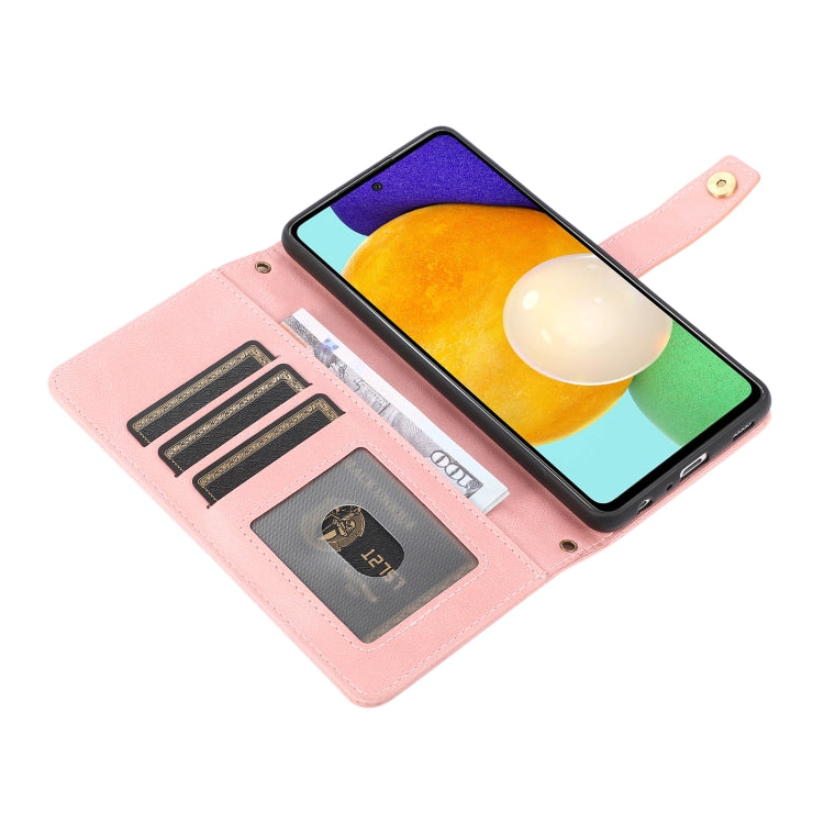 For Samsung Galaxy A52 5G / 4G PU + TPU Horizontal Flip Leather Case with Holder & Card Slot & Wallet & Lanyard