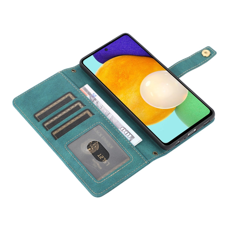 For Samsung Galaxy A52 5G / 4G PU + TPU Horizontal Flip Leather Case with Holder & Card Slot & Wallet & Lanyard