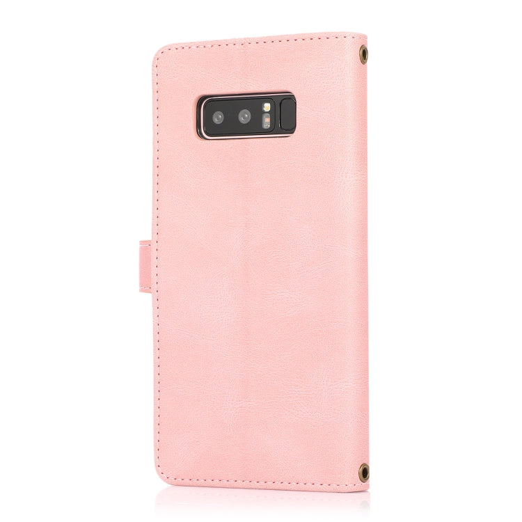 For Samsung Galaxy Note8 PU + TPU Horizontal Flip Leather Case with Holder & Card Slot & Wallet & Lanyard