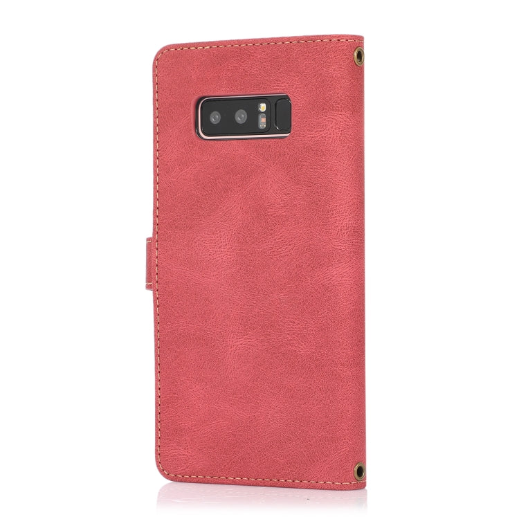 For Samsung Galaxy Note8 PU + TPU Horizontal Flip Leather Case with Holder & Card Slot & Wallet & Lanyard