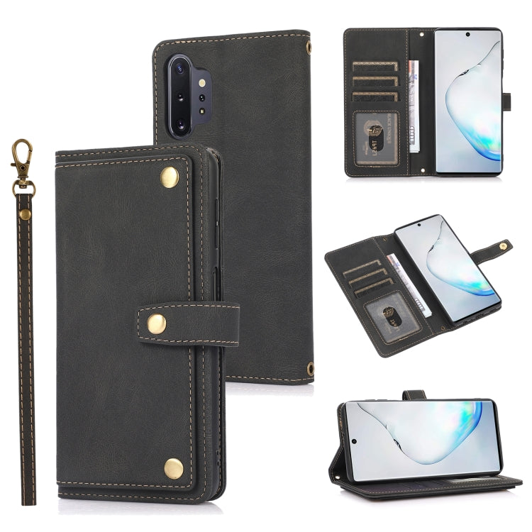 For Samsung Galaxy Note 10 Pro PU + TPU Horizontal Flip Leather Case with Holder & Card Slot & Wallet & Lanyard