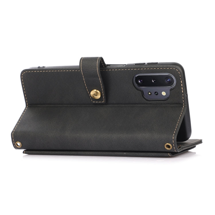 For Samsung Galaxy Note 10 Pro PU + TPU Horizontal Flip Leather Case with Holder & Card Slot & Wallet & Lanyard