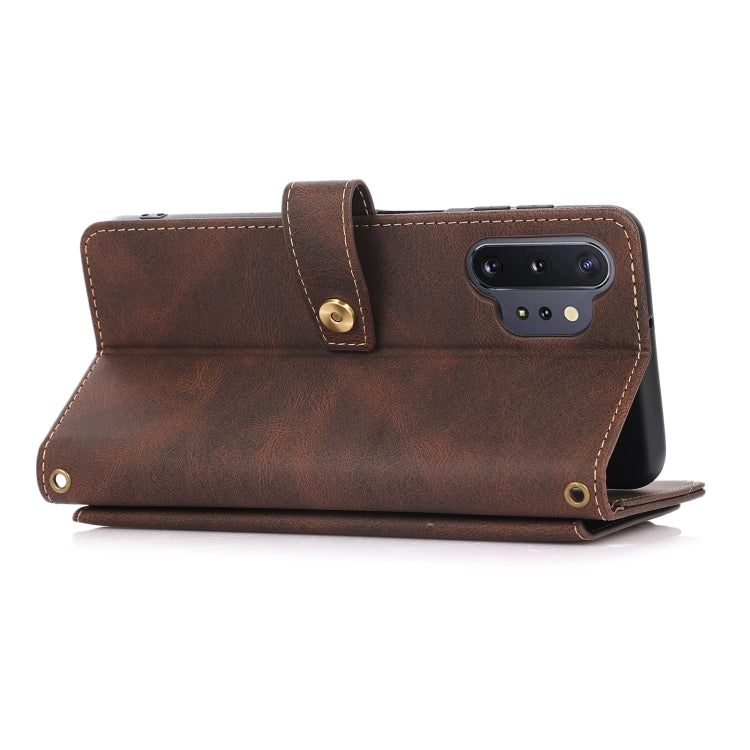 For Samsung Galaxy Note 10 Pro PU + TPU Horizontal Flip Leather Case with Holder & Card Slot & Wallet & Lanyard