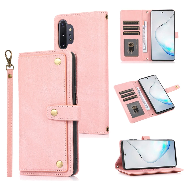 For Samsung Galaxy Note 10 Pro PU + TPU Horizontal Flip Leather Case with Holder & Card Slot & Wallet & Lanyard