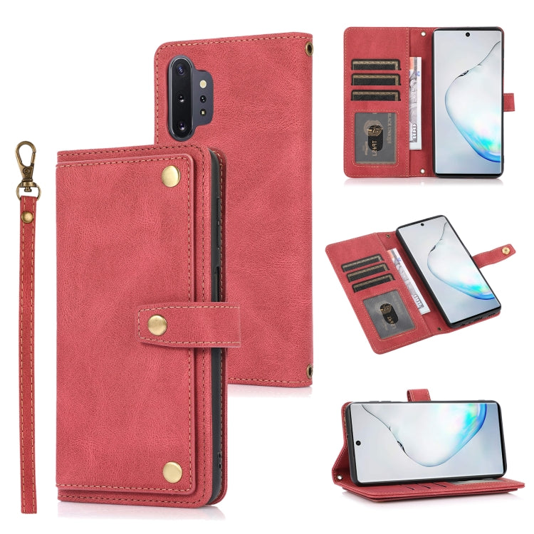 For Samsung Galaxy Note 10 Pro PU + TPU Horizontal Flip Leather Case with Holder & Card Slot & Wallet & Lanyard