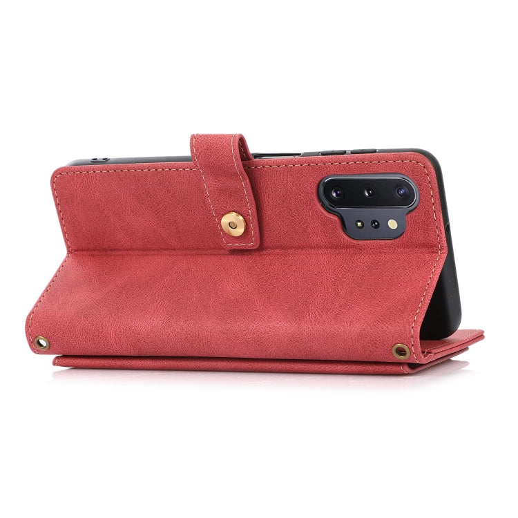 For Samsung Galaxy Note 10 Pro PU + TPU Horizontal Flip Leather Case with Holder & Card Slot & Wallet & Lanyard