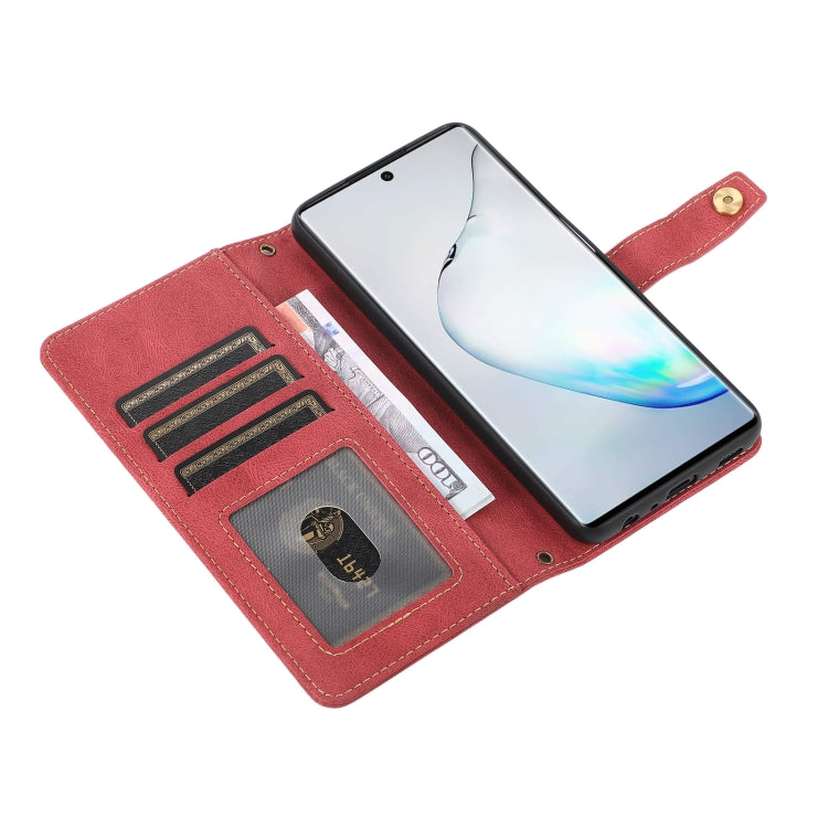 For Samsung Galaxy Note 10 Pro PU + TPU Horizontal Flip Leather Case with Holder & Card Slot & Wallet & Lanyard